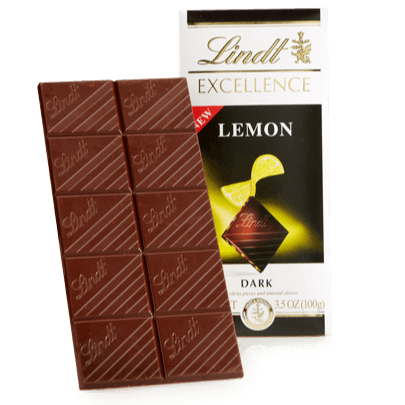 Excellence Lemon & Ginger bar - 100g LINDT
