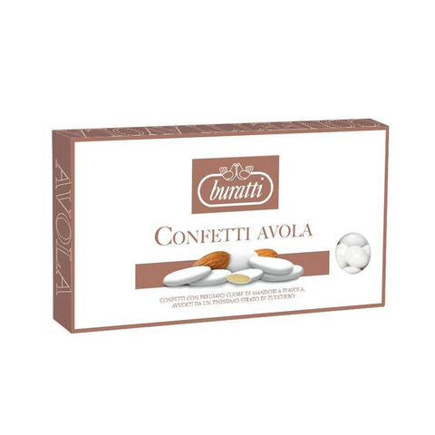 Sugared Almond Avola - Augusta - White - Kg. 1 - Buratti