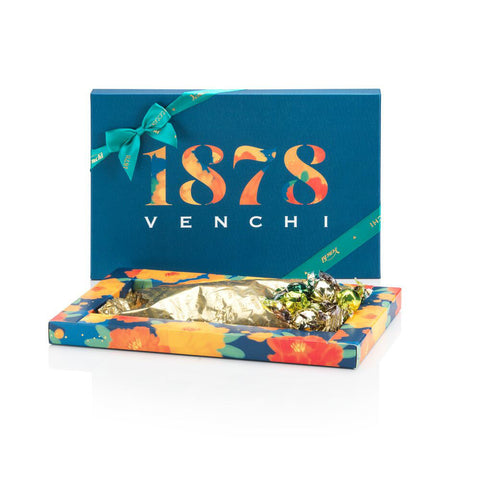 Blaue Heritage-Geschenkbox mit verschiedenen Perlen – 230 g VENCHI