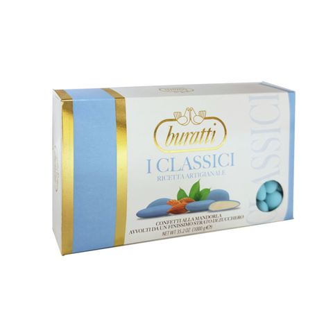 Sugared Almond Classic - Pelata Capri - Light Blue - Kg. 1 - Buratti