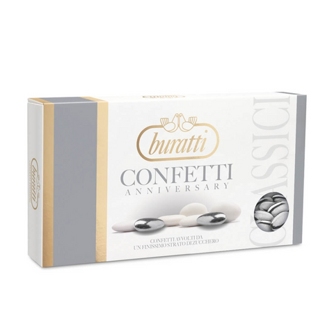 Chocolate Lentils - Silver - Kg. 1 - Buratti