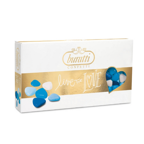 Party Time - Mini Heart - Blue Shaded - Kg. 1 - Buratti