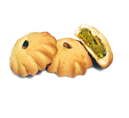PISTACHIO FILLED SWEETS 250G. PAOLO FORTI