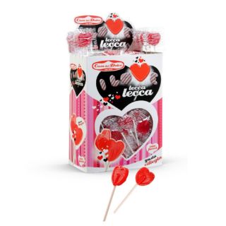 Expo Small Heart Lollipop - 200 pcs CASA DEL DOLCE