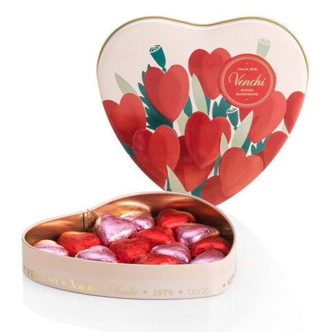 Heart Tin with assorted chocolates - 150g VENCHI