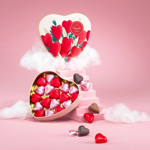Heart Tin with assorted chocolates - 150g VENCHI
