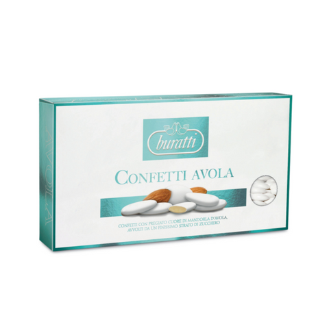 Sugared Almond Avola - Imperiale - White- Kg. 1 - Buratti