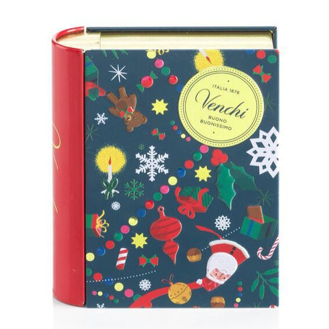 Blue Christmas mini book with Chocoviar - 118g VENCHI