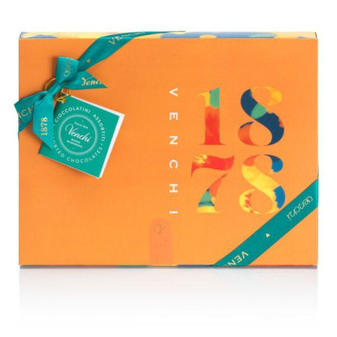 Orange Heritage gift box with assorted Pearls - 180g VENCHI