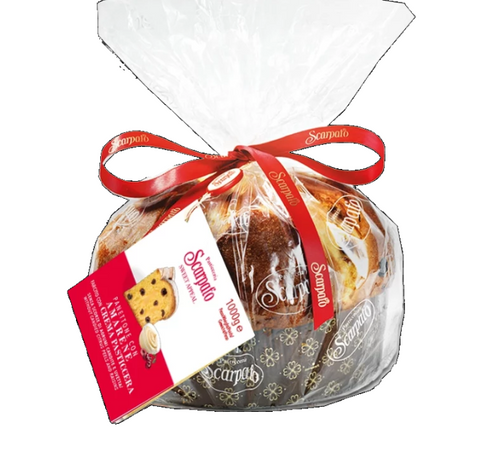 Amarena Cherry and Pastry Cream Panettone - 1 Kg