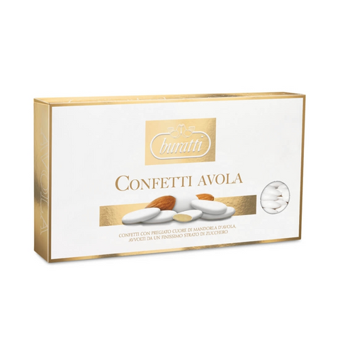 Sugared Almond Avola - Regina - White- Kg. 1 - Buratti