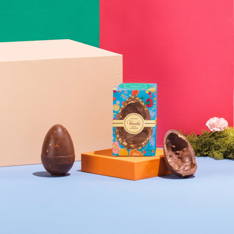 Small milk chocolate Easter egg with hazelnuts - 70g VENCHI