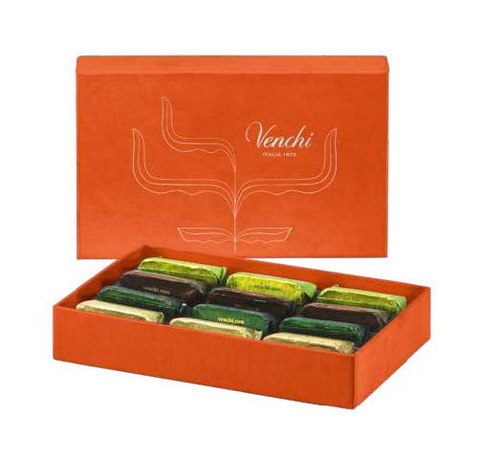 Gianduiotti assorted chocolates - gold gift box 110g VENCHI