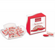 Confetti-Peeled Almond Tray 37/38 - Red - Gr. 500