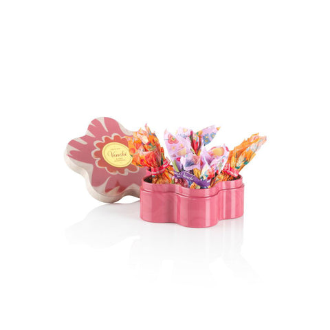 Venchi Flower gift tin with mini Easter eggs 55 g