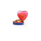 Box tin with heart with milk hearts and extra dark chocolate 48 g Venchi