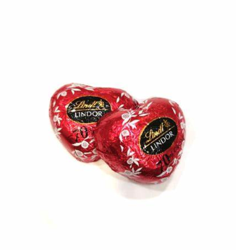 Lindor Red Hearts Dark 250g Lindt