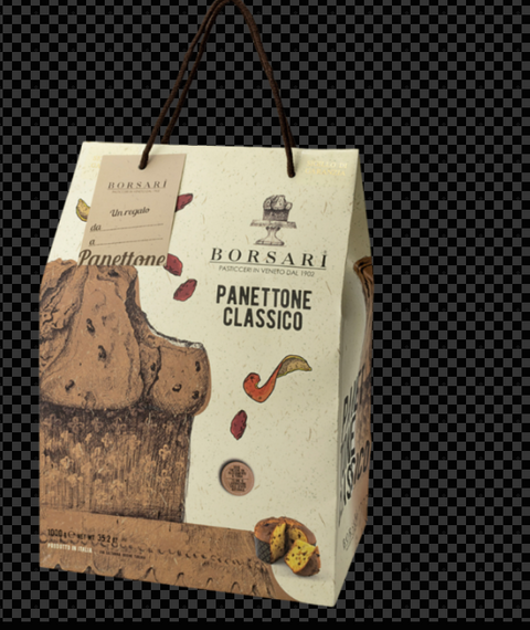 Italian Panettone Classic - bag 1Kg BORSARI