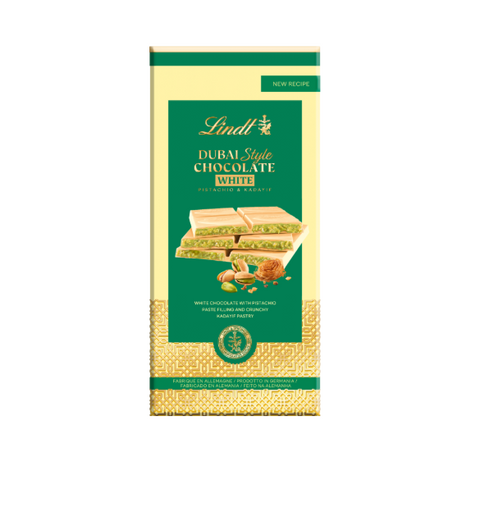 Lindt Dubai Style White Chocolate Bar 150 g