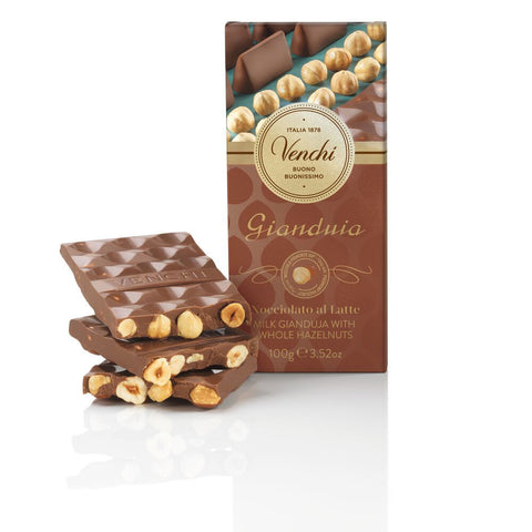 Gianduja Milk Hazelnut Bar 100 g Venchi