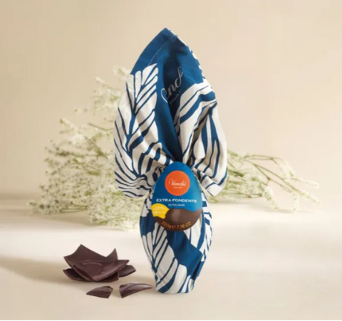 Easter Egg Extra Dark Chocolate 75% NO Added Sugar 220 g Venchi