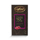 Extra Dark 75% chocolate bar, with raspberry nibs - 80g bar CAFFAREL