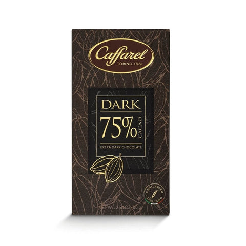 Extra dark 75% chocolate bar- 80g bar CAFFAREL
