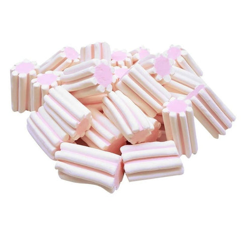 Pink streaked marshmallows - 1Kg CASA DEL DOLCE