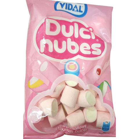 Marshmallow Tubes White and Pink - 100g pack VIDAL