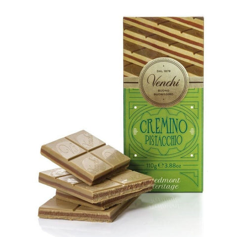 Pistachio Cremino Chocolate bar - 100g bar VENCHI