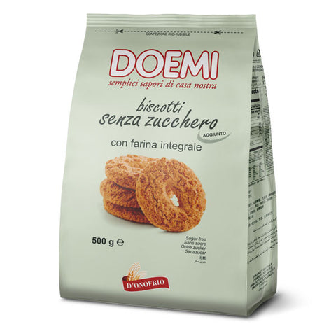 Wholemeal Cookies Sugar Free - 500g DOEMI