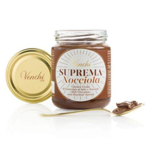 Suprema Hazelnut Chocolate Spread - 250g jar VENCHI