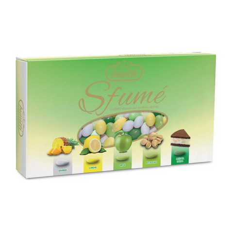 Tenerezze Sugared Almond Green Sfumè - 1kg box BURATTI