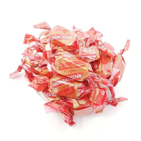 Strawberry sugar-free gummy candies - 1kg pack ITALGUM
