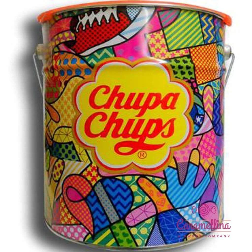 Lot De 3 Boîtes En Métal Miniatures Chupa Chups - Accessoires Pour Magasin Jouet - Saveurs Fraise, Cola, Citron
