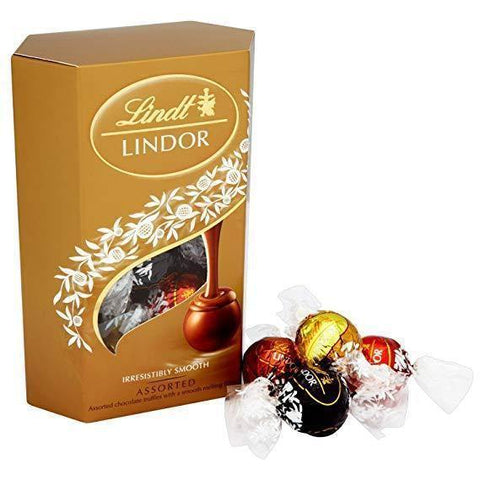 Lindor Assorted Chocolate Truffles - 200g box LINDT - caramellina.com