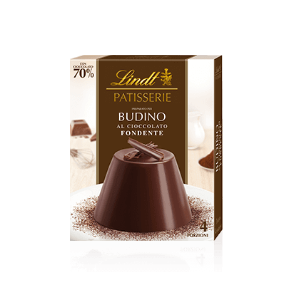 Pouding au chocolat noir Lindt - 95 g (4 doses)