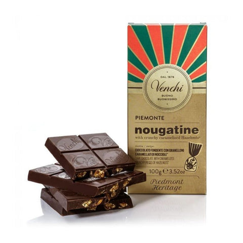 Nougatine Chocolate bar - 100g bar VENCHI