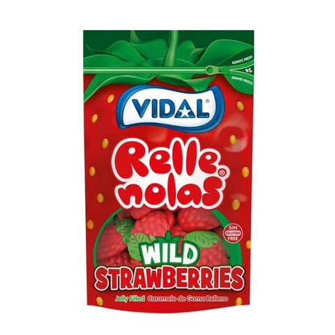 Rellenolas Wild Strawberries jelly filled- 180g pack VIDAL