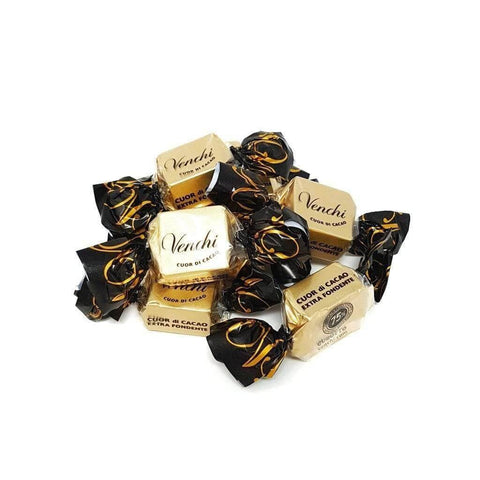 VENCHI chocolate Cubotto Extra Dark Filled Chocolate 75% - 1kg pack VENCHI