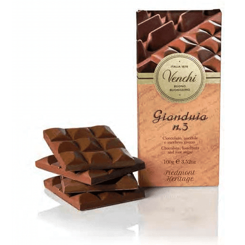 Venchi -Bâtonnet de chocolat Gianduja Lait Noisettes, 200 g - Sans Gluten